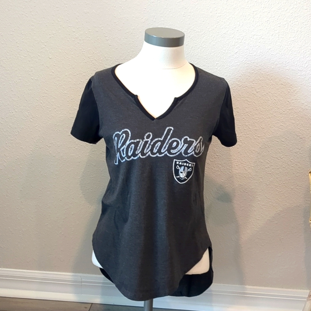 Raiders V Neck T-shirt